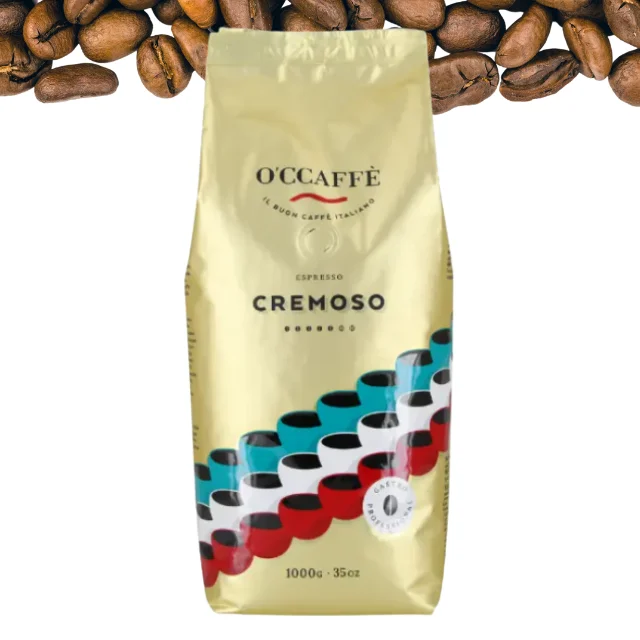 Made in Italy Coffee Beans 50% Arabica 50% Robusta 1Kg Bag Coffee Creamy coffee for Sweet breakfast