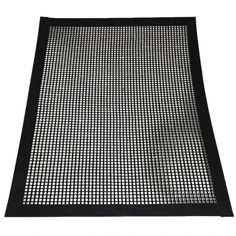 2023 Hot Customised Size High Temperature Reusable Barbecue Non Stick Ptfe Bbq Grill Mesh Mat