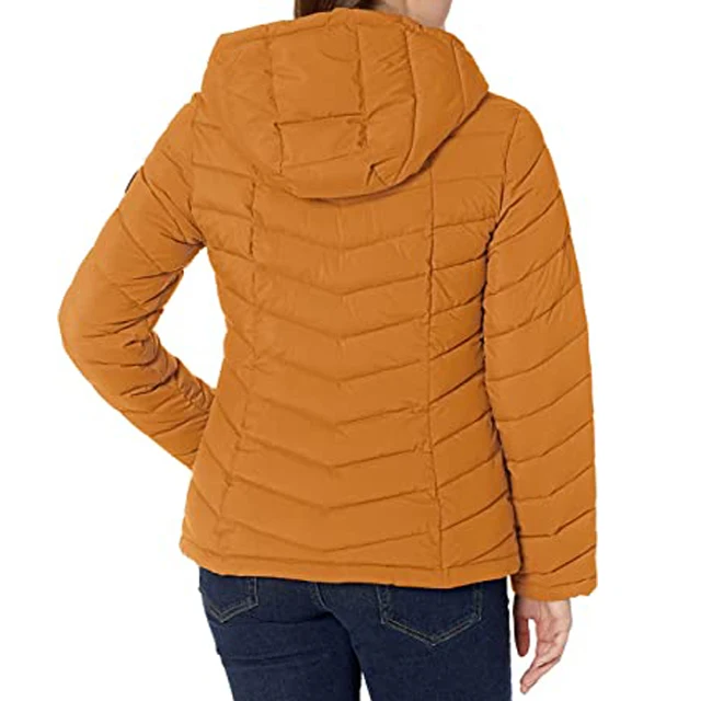 Women Premium Hooded Puffer Jacket Thick Warm and Stylish Winter Coat with Cotton Padding Loose Fit and Durable Design