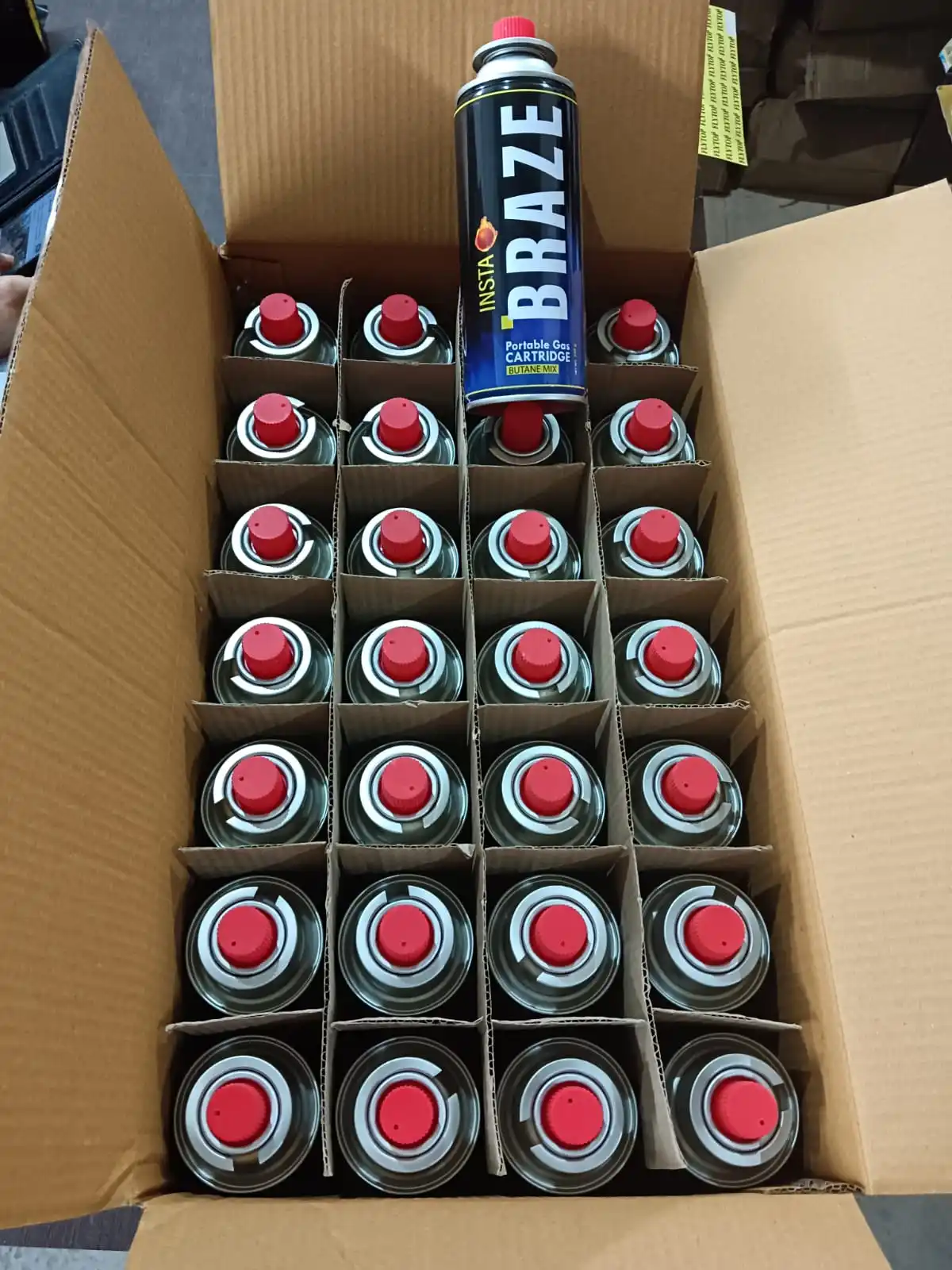 High Pressure 99% Pure Butane Gas Cartridges Aluminium Wholesaler Industrial Gas Use