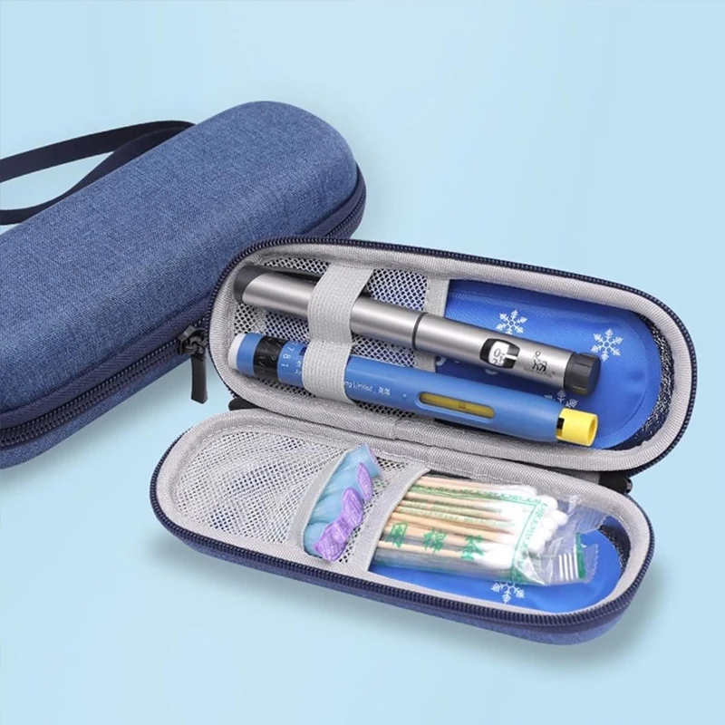 Insulin Cooler Travel Case - Diabetic Case Insulated Organizer Portable Cooling Bag for Insulin Pens and Other Diabetic Supplies