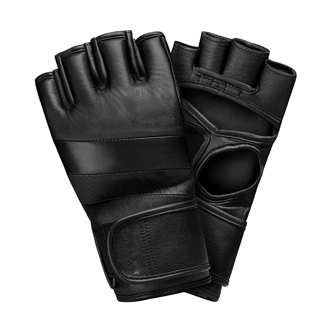 Wholesale Custom Manufacturer Half Fingers Leather MMA Gloves New Training 2024 MMA Gloves