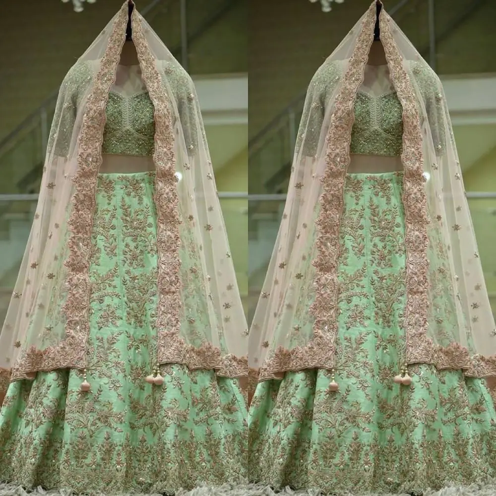 Лидер продаж дизайнерская свадебная одежда Lehnga Choli для свадебной вечеринки Lahnga Dulhan Lehenga покупка от ИНДИЙСКОГО Производителя