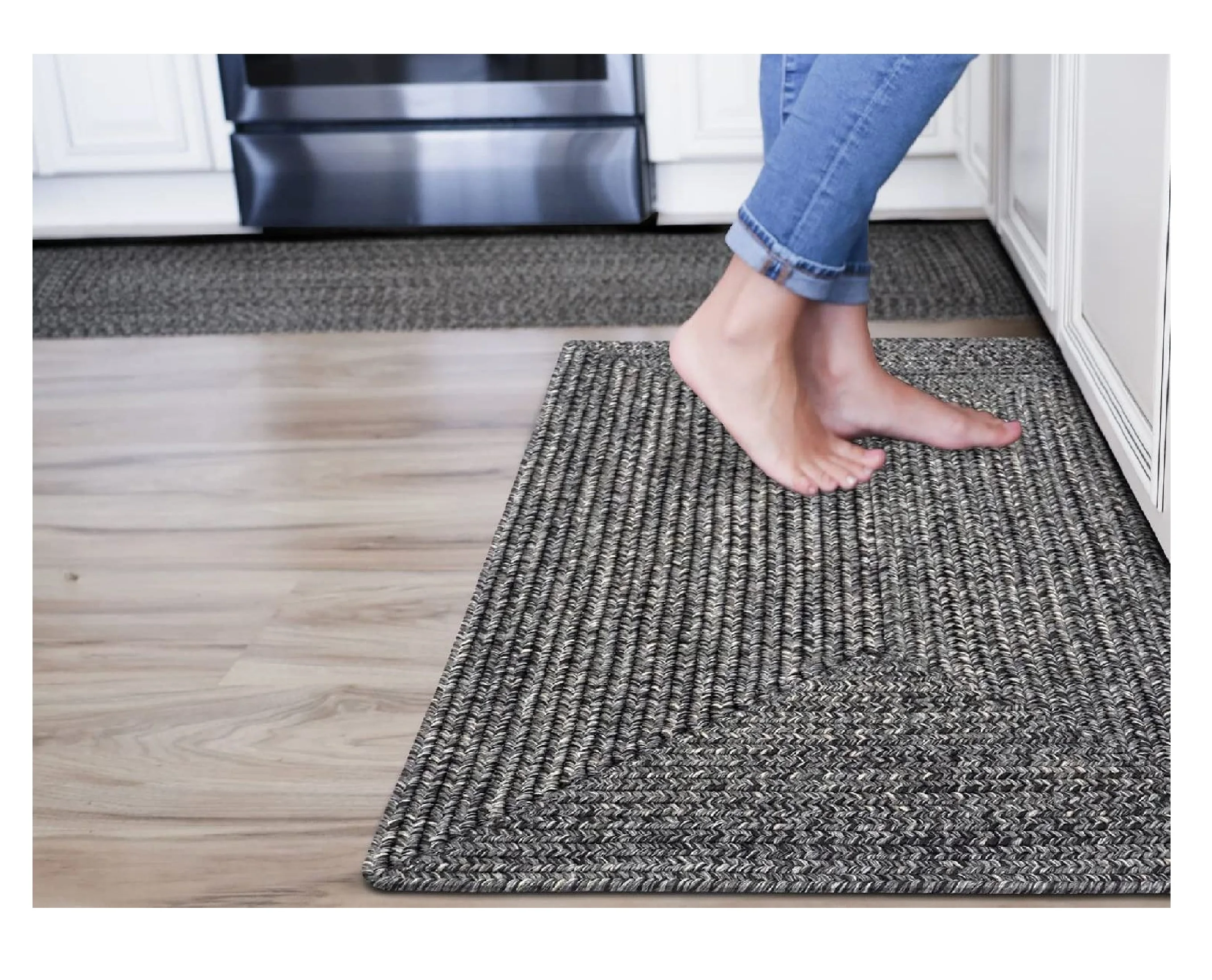 Современный индийский ручной тканый уличный коврик для патио 100% Полипропиленовый плетеный напольный коврик устойчивый к пятнам нескользящий моющийся плоский Плетеный Ковер