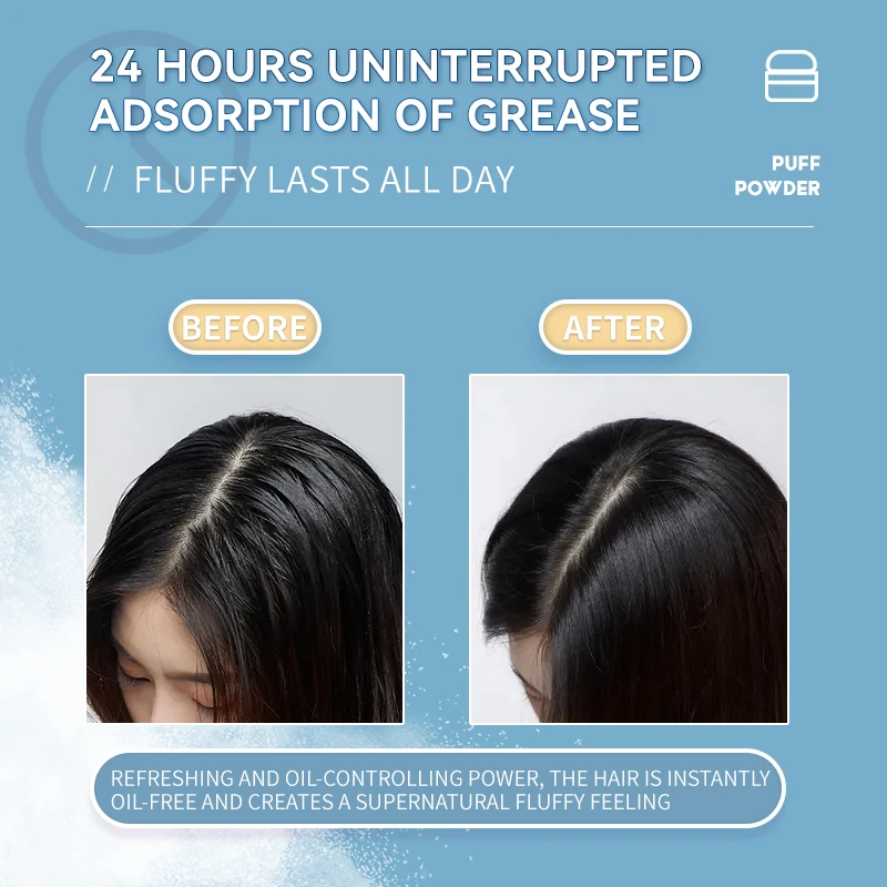 Xusheng  Restores freshness without greasiness organic Texturizing Hair Powder Instant Hair Style Volumizing Styling Powder