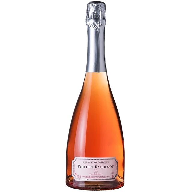 Премиум 75cl креман де Бордо органическое французское игристое розовое вино от vignibles Raguenot сладкий вкус с 12.5% Merlot Malbec