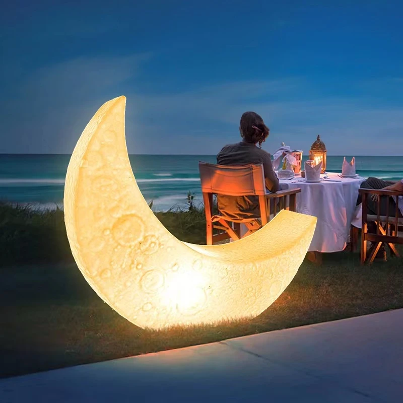 Современная Водонепроницаемая светодиодная Ночная подсветка IP67 уличная полумесяц пол стекло домашний декор угловая атмосферная подставка