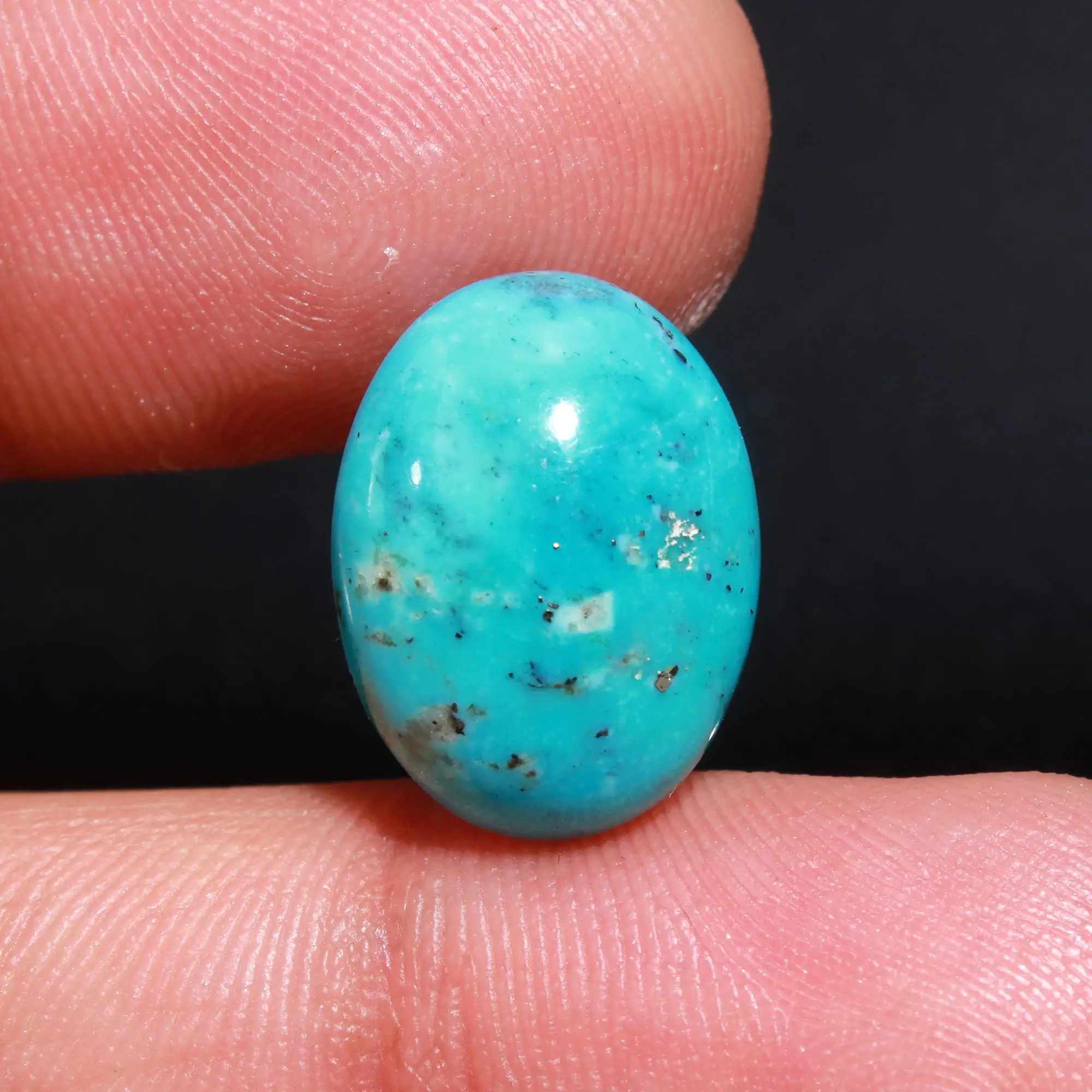 Натуральный камень Аризона бирюза свободный кабошон огранка гладкая плоская спина полудрагоценный удачи стресс менее бирюзовый