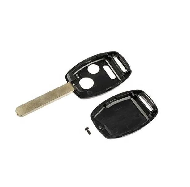 Remote Key Fob Shell + Uncut Blade 4 Button For H-onda Accord Civic