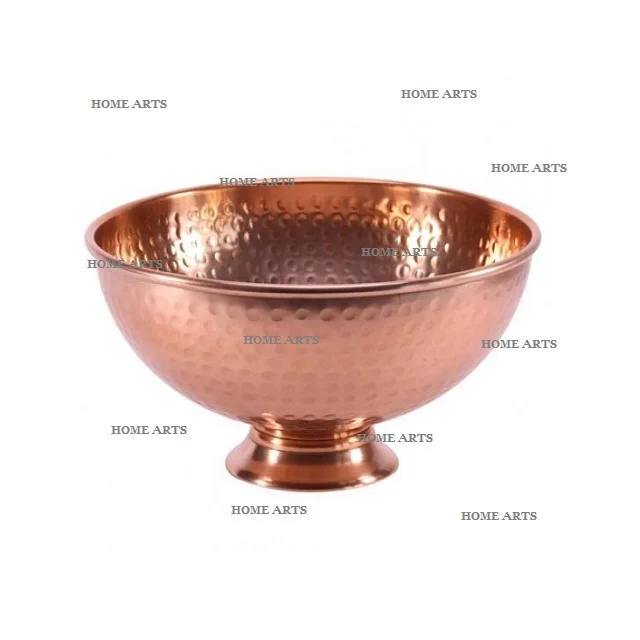 Premium Quality Copper Salon Spa Pedicure Bowl With Iron Half Cover Customized Pedicure Bowl At Competitive Price