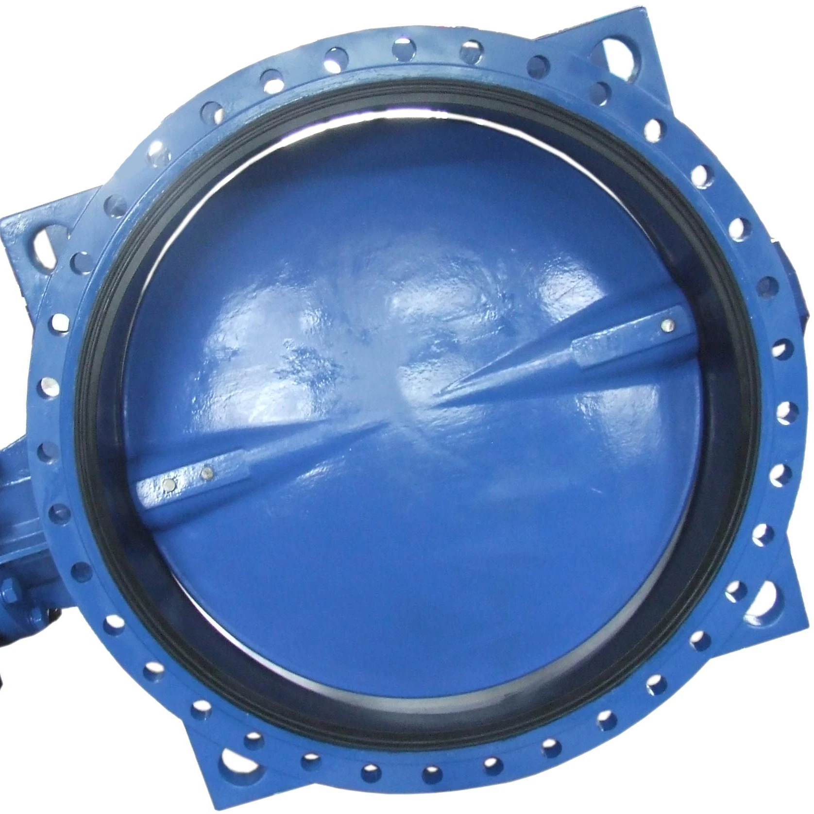 KEFA Cast Iron PN10 DN50mm 2in EPDM Lever Manual Pneumatic Electric Motorized Hydraulic Actuator Double Flanged butterfly Valve