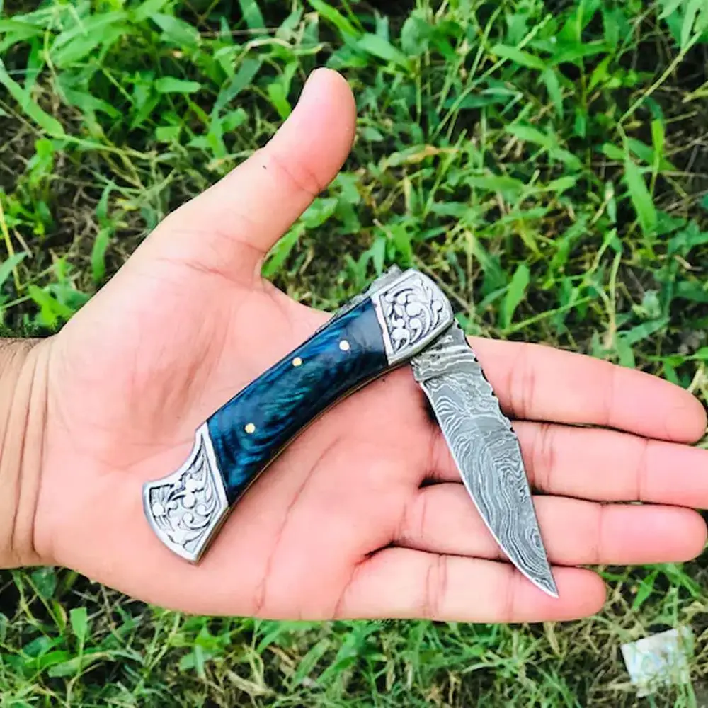 pocket knife stainless steel roller fishing for daily use, outdoor camping pocket folding knives