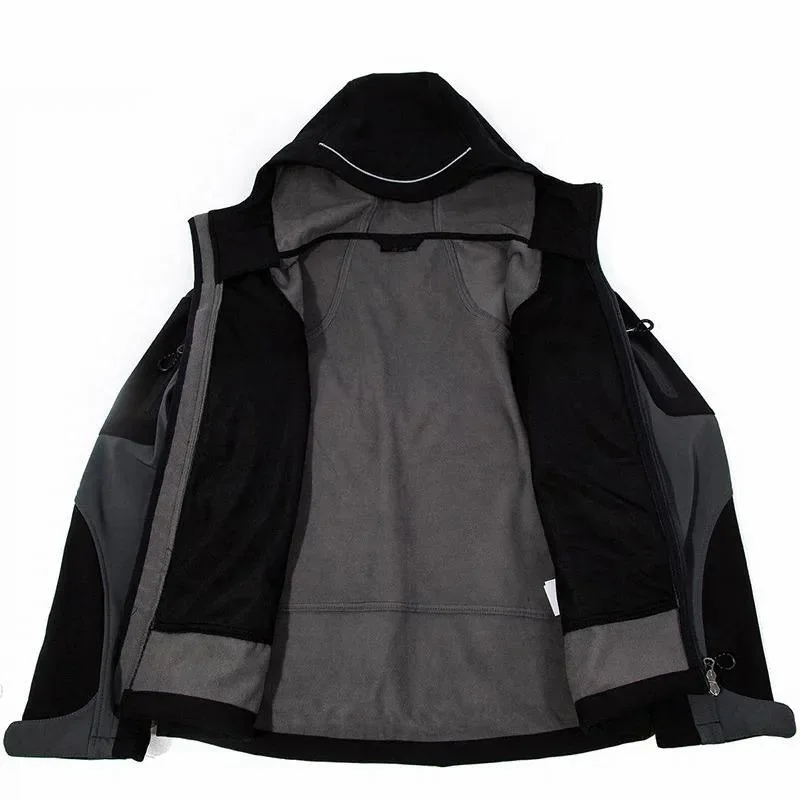 Hot Sale Breathable Snow Ski Jackets Winter Soft Shell Pullover Ski Hoodie Insulated Snowboard Jacket Men Warm Ski Snow Wear