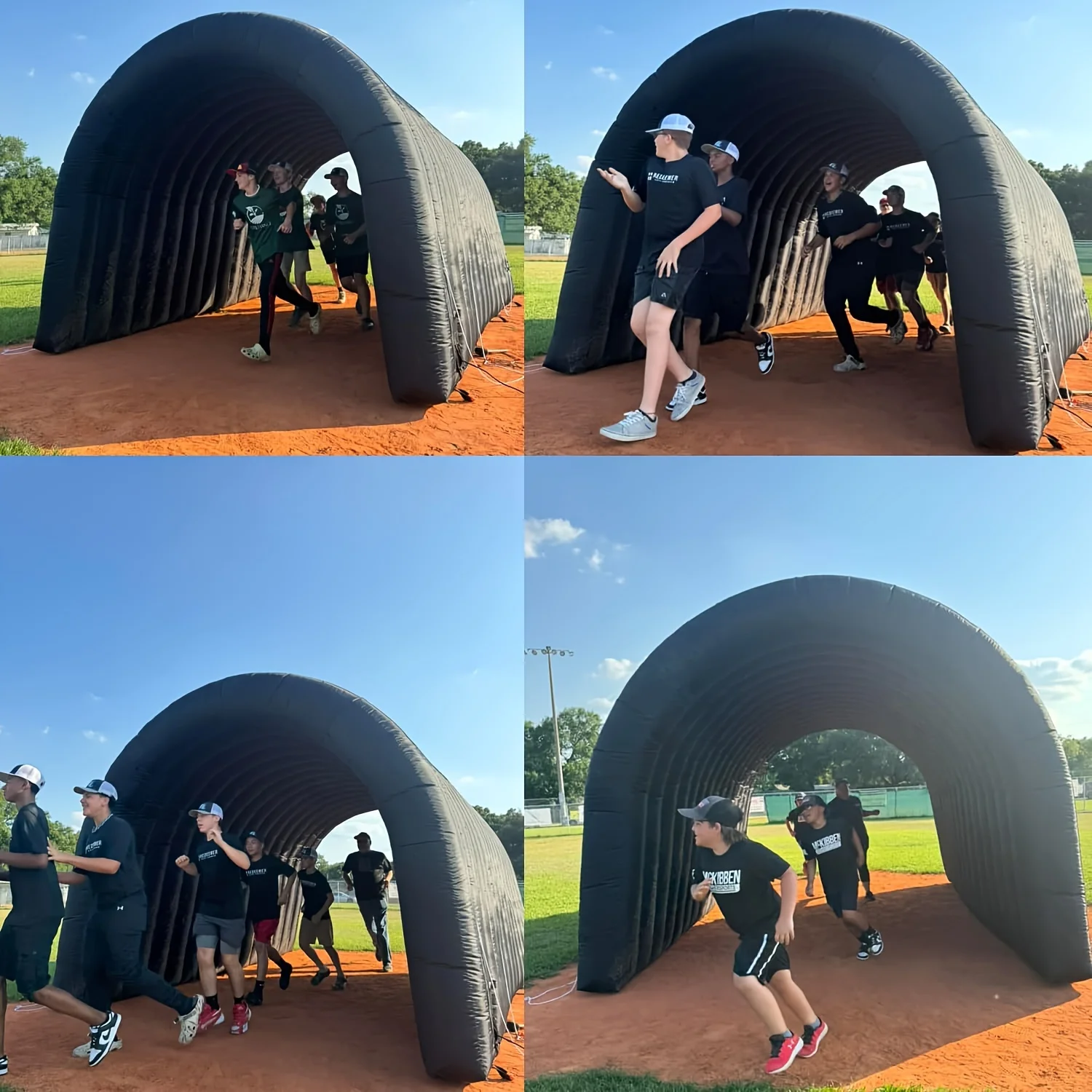 Xsnell Durable Inflatable Sports Tunnel Entrance Tunnel Tent for Commercial Advertising Campaign Exhibition Promotion