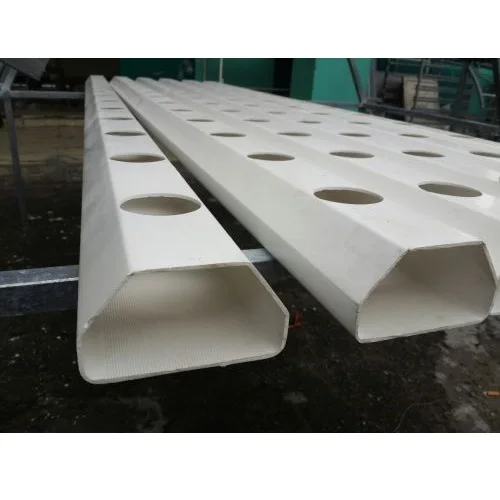 Irrigation Flexible Manufacturing Greenhouse Agricultural Large Flat Hydroponic Growing System PVC Channel Pipe