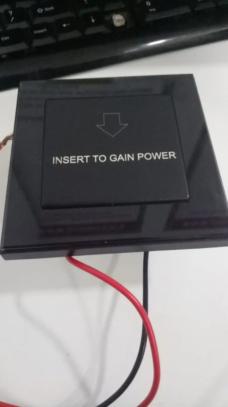 Energy Saving switch Fox Domotics  RFID MIFARE key card envelop  Hotel energy saving switch hotel Apartment energy saving switch