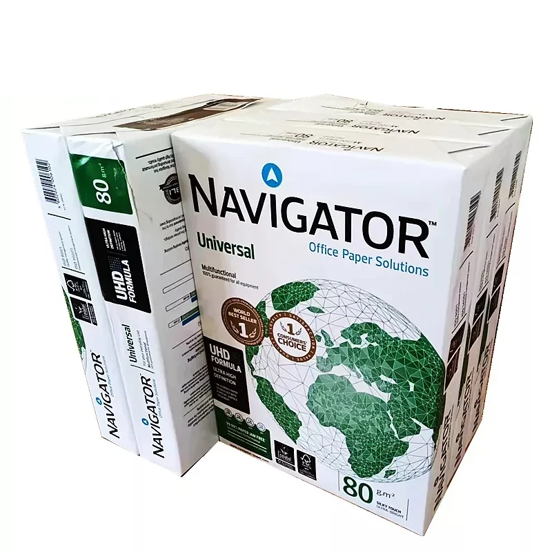 Copy Paper 70g 80g A4 Bond Paper Sheet Ream Pack Good Price A4 High Quality White Carton Packing or Custom 100% Virgin Pulp