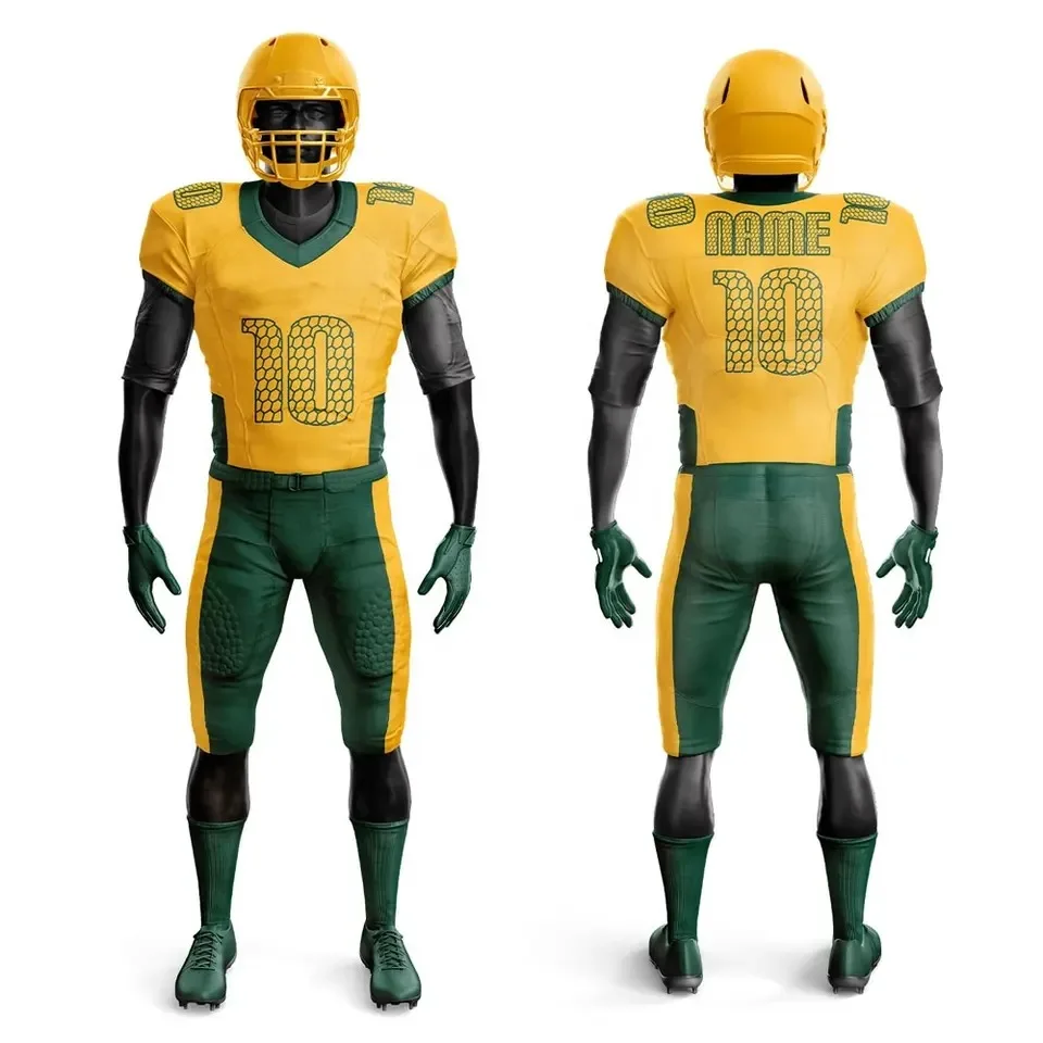American Football Uniform Custom Design Sublimation Plus Size NFL Tops High Quality New Wholesale
