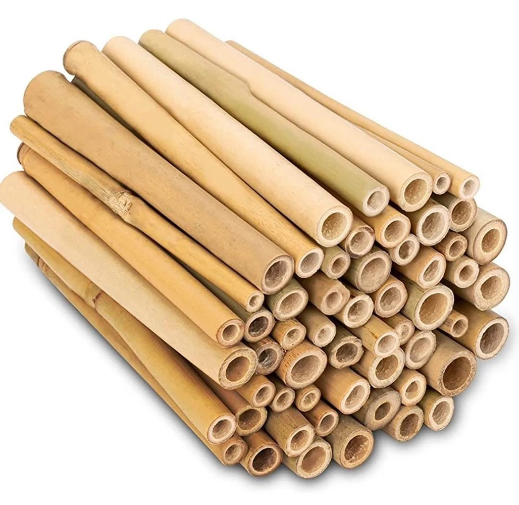 Tokin Bamboo poles for construction and interior decoration, used as bamboo houses, durable and environmentally friendly.