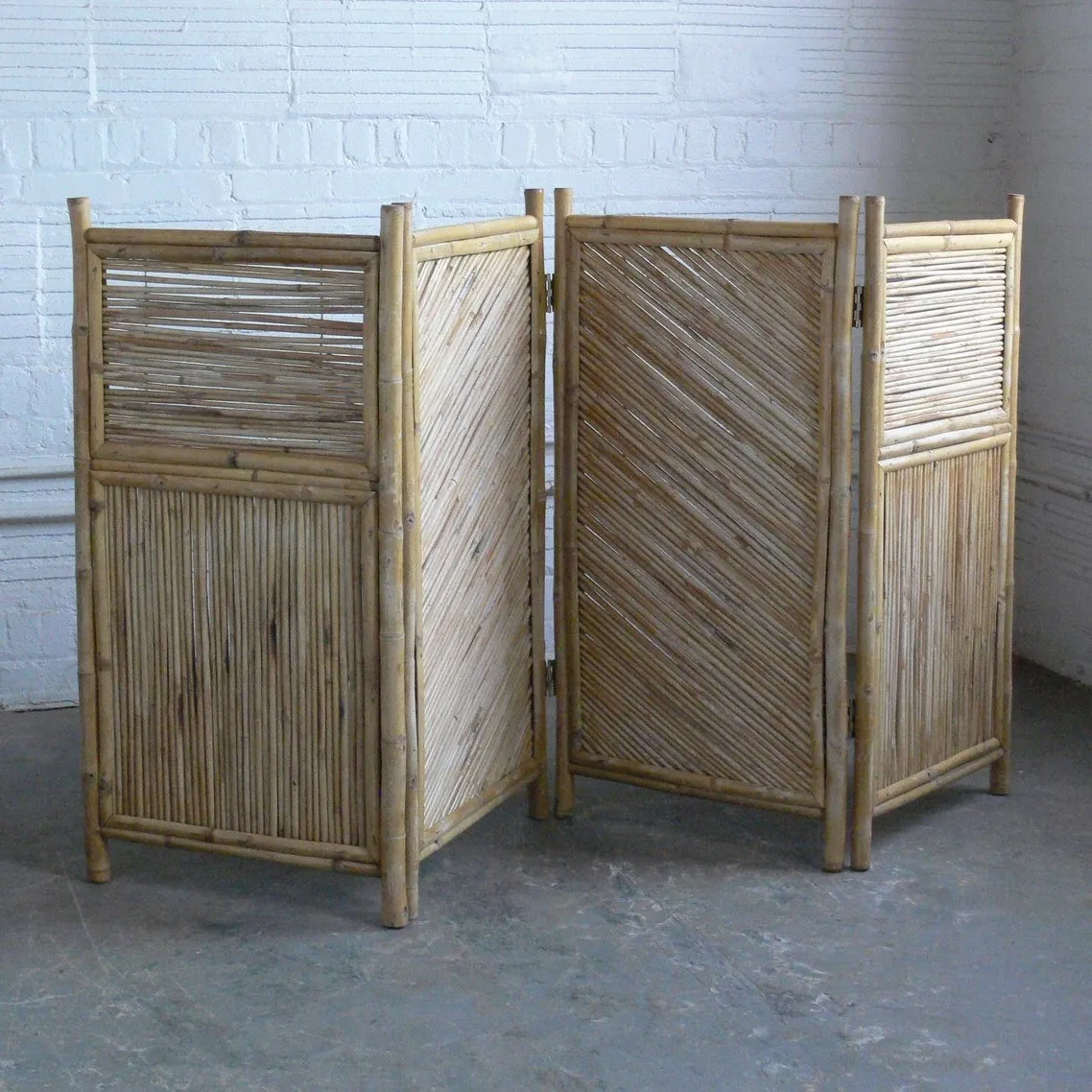 Screen divider cheap wall dividers bamboo room screens panel folding privacy decorative separation partitions