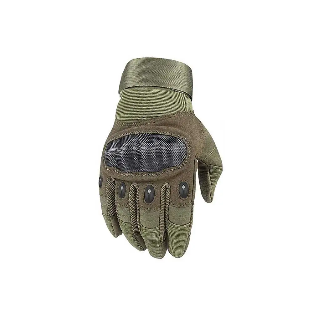 Cycling Climbing Hiking Hunting  Combat Airsoft Fingerless Gloves Hard Knuckle Padded Half Finger