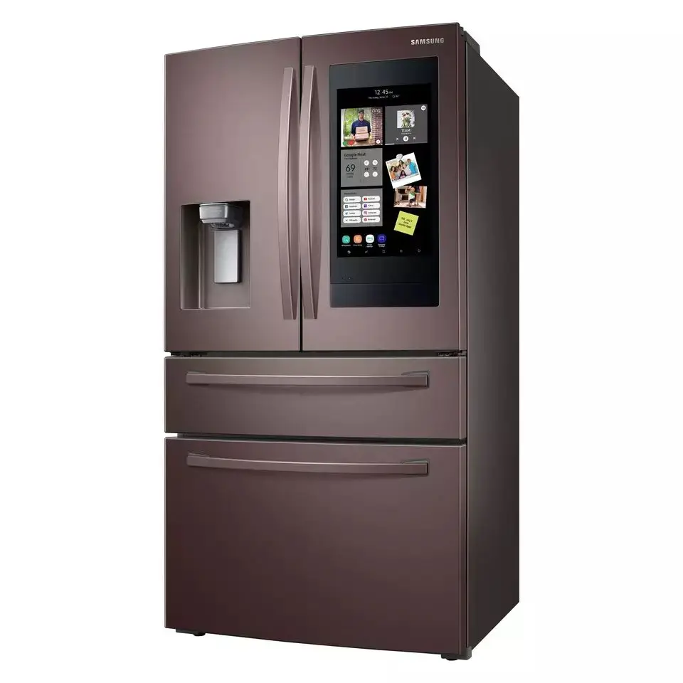 Оригинальный 28 cu ft 4 холодильника двери с сенсорным экраном из нержавеющей