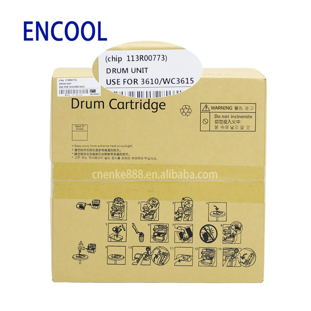 113R00773 Drum Unit For Xerox Phaser 3610 WorkCentre 3615 3655 Drum Cartridge
