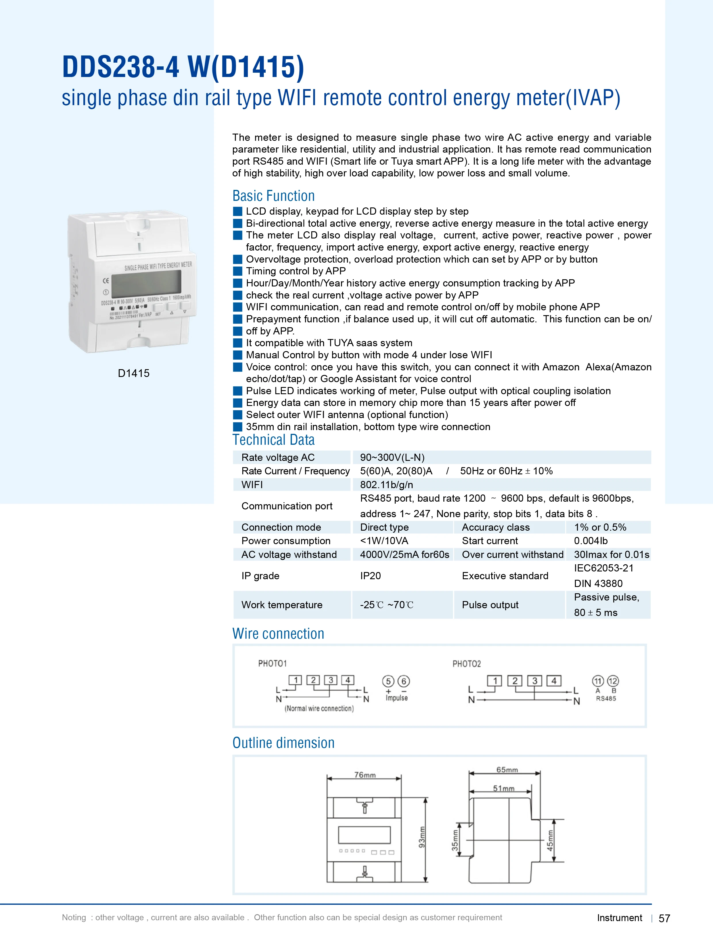 CHEN DDS238-2 ZN/S 10-100A 50HZ 60HZ Voltage Current Single Phase Din Rail Digital Electric Energy KWH Meter LCD