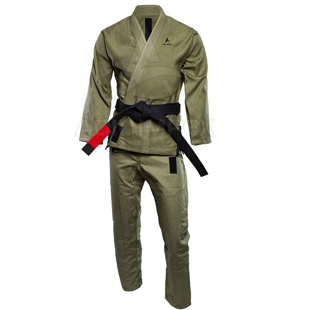 Heavy Duty Martial Arts Jiu Jitsu Gi Uniform Fighting Wear  Men Jiu Jitsu Bjj Uniform For Adult