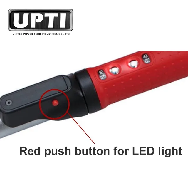 Taiwan Made High Quality Professional Automotive Tools LED Light Window Scales Torque Wrench Numeric Torque Wrench