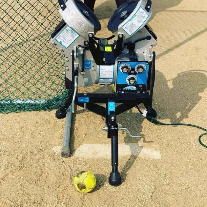 3 Wheel Baseball Pitching Machine Hack Attack Sport Training