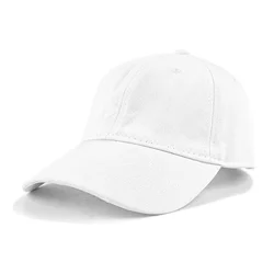Solid Color 100% cotton plain soft top embroidery sports cap Dad hats cotton adjustable blank custom unstructured baseball cap
