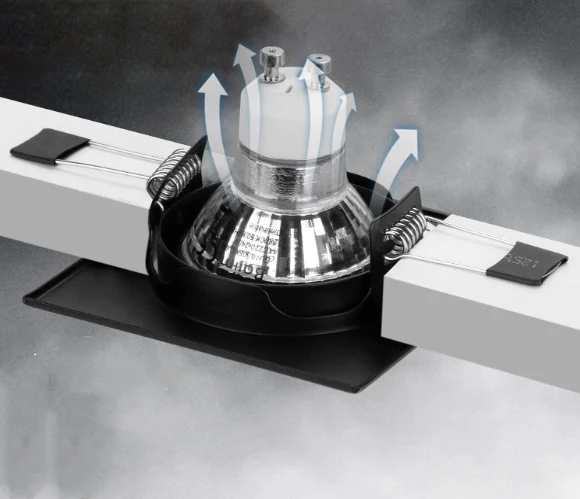 Wholesale Cheap Price Recessed Downlight Mr16 GU10 led Module Housing Ceiling Lighting Fixture frame for home office hotel hall