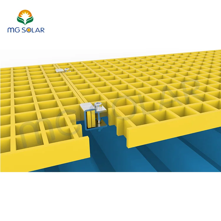 Solar Roof Mount FRP Walkway solar pv