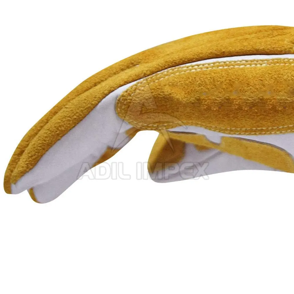 Wholesale Leather Welding Gloves Cowhide Split Leather Factory Manufacturing High Quality Safety Welding Gloves