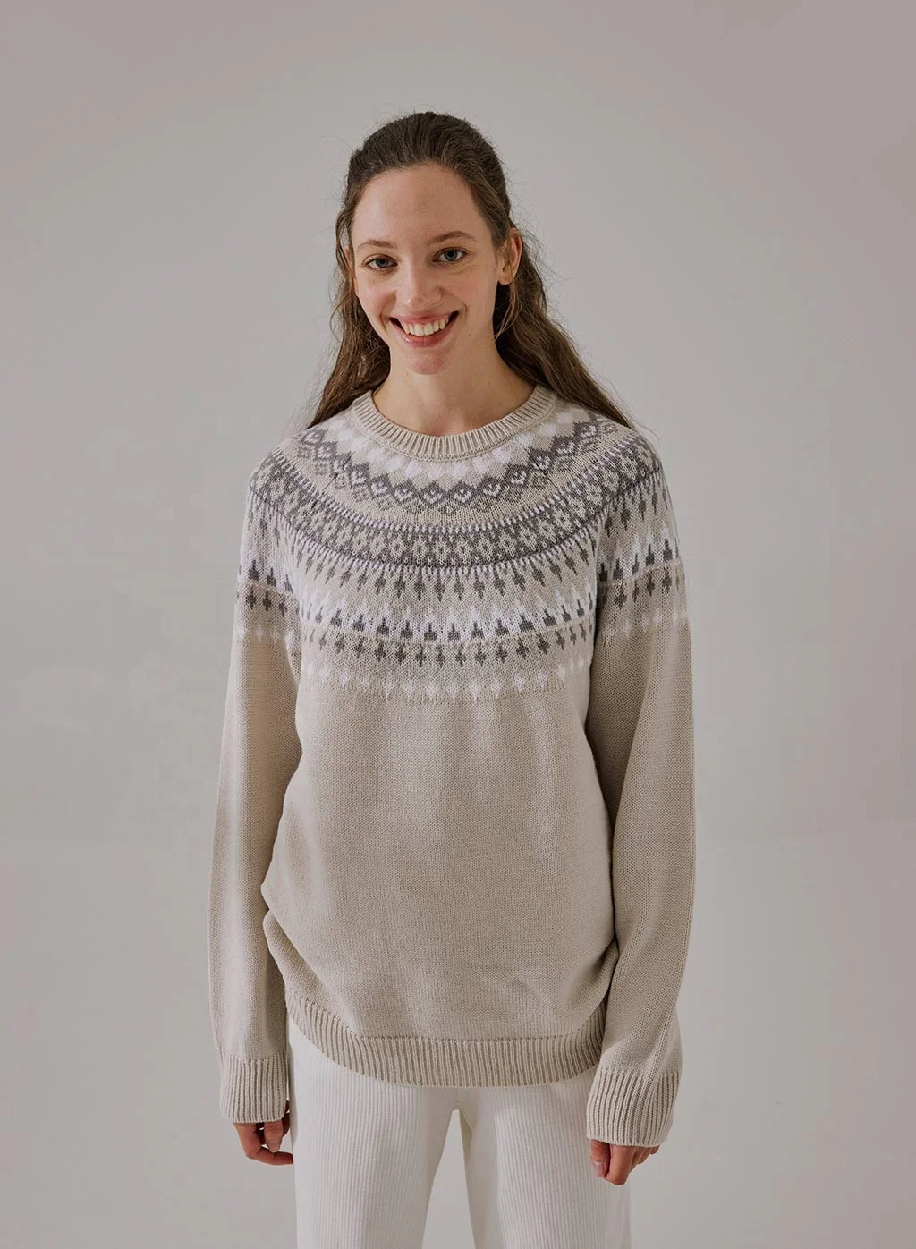 Wholesale Unisex Jumpers Couple Family Merry Christmas FairIsle Christmas Jumper