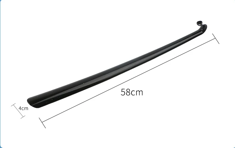 Colorful long shoehorn, men women shoe lifter help wear shoes plastic shoe horn customized logo- PH07LH