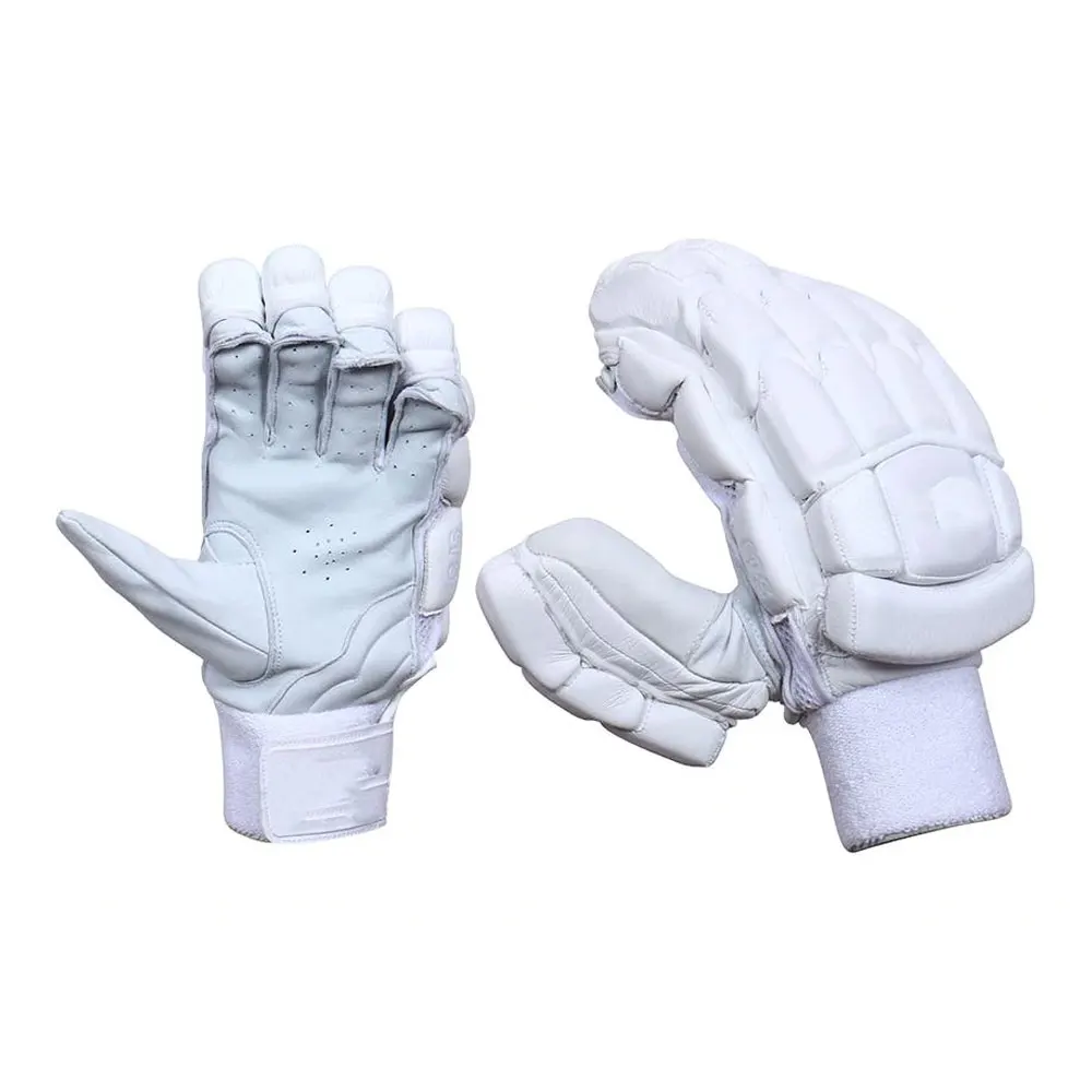 Batting Gloves Leather Made Finger Safety Wear Comfortable Cricket Gloves / Batting Gloves