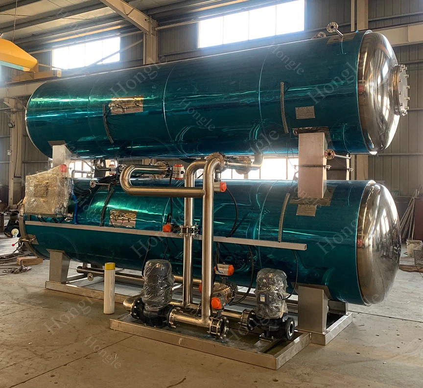 Full Automatic Horizontal Commercial Food Industrial Steam Meat Sterilizer Autoclave Mushroom Sterilizer