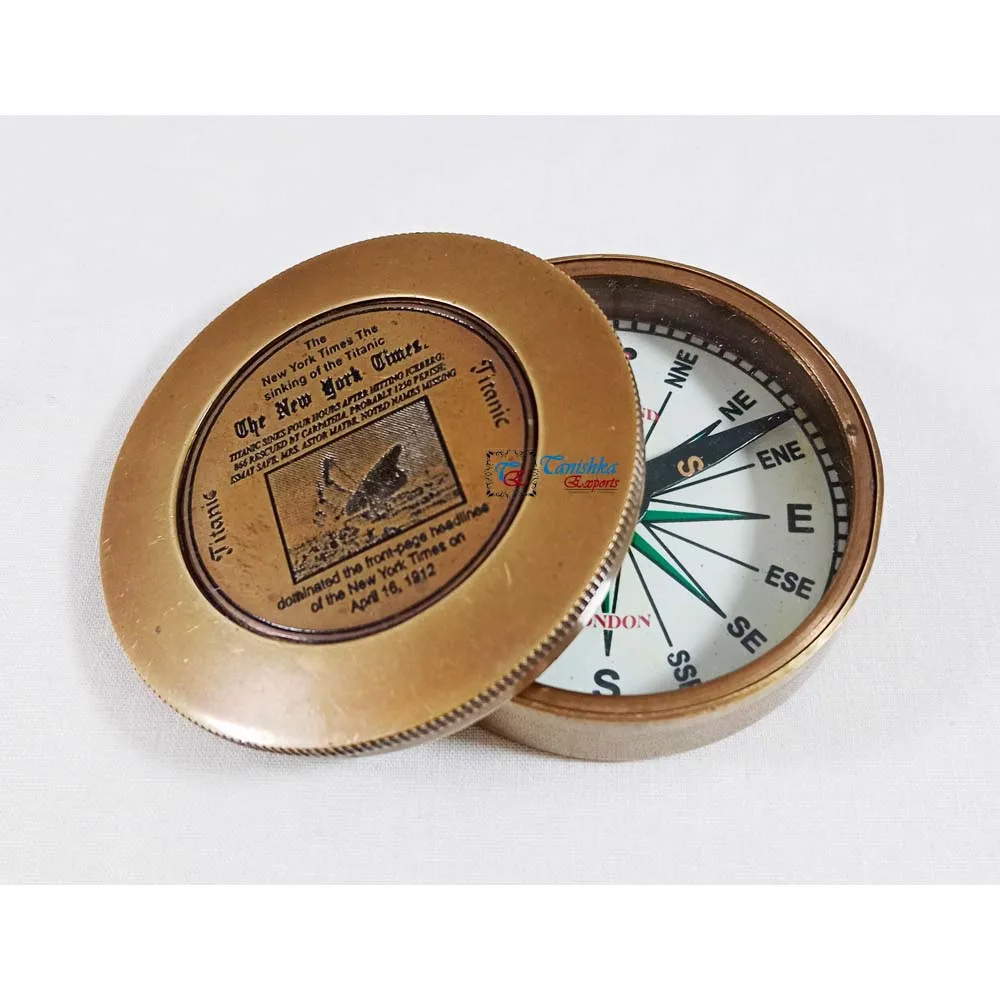 Collectible Marine Personalized Pocket Compass Baptism Gift Graduation Gift Christmas Gifts For Her/Him