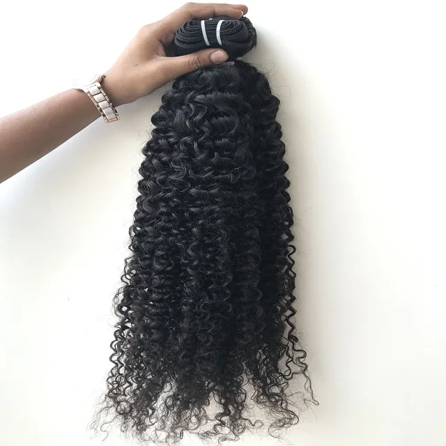 Mink Brazilian Raw Unprocessed Virgin Cambodian Afro Kinky Curly Cuticle Aligned Remy Mongolian Hair Extension Bundle From India