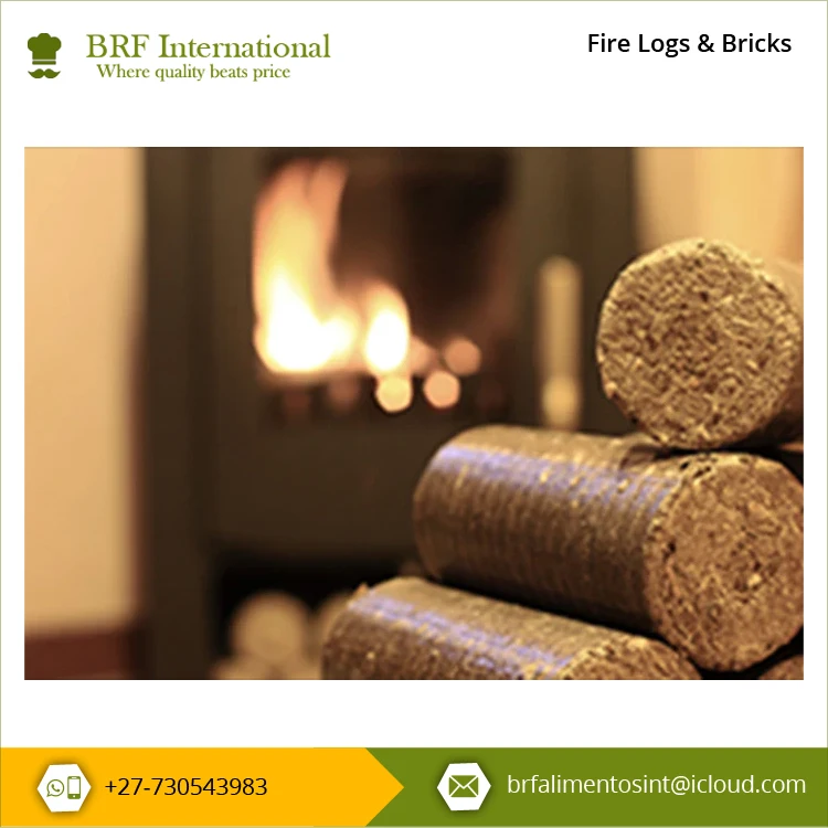 Easy to Use Intense Heat Output Compressed Wood Fire Logs & Bricks for Genuine Bulk Buyers