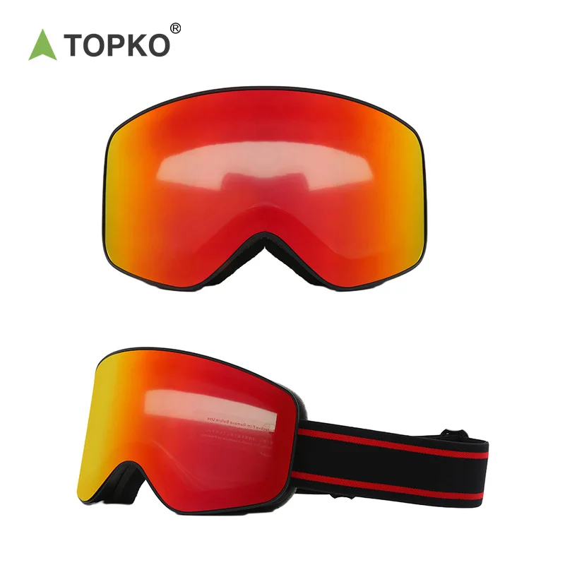 TOPKO High Quality Skiglasses for Kids Adult Protection Snow Eyewear Snowboard Googles Glasses Ski Goggles