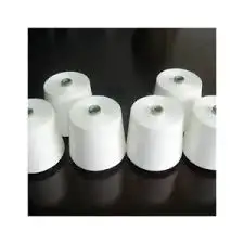 30 Spun Raw White Yarn with High Tenacity Fancy Filament Embroidery Yarn Lurex and Lichi Metallic Yarns