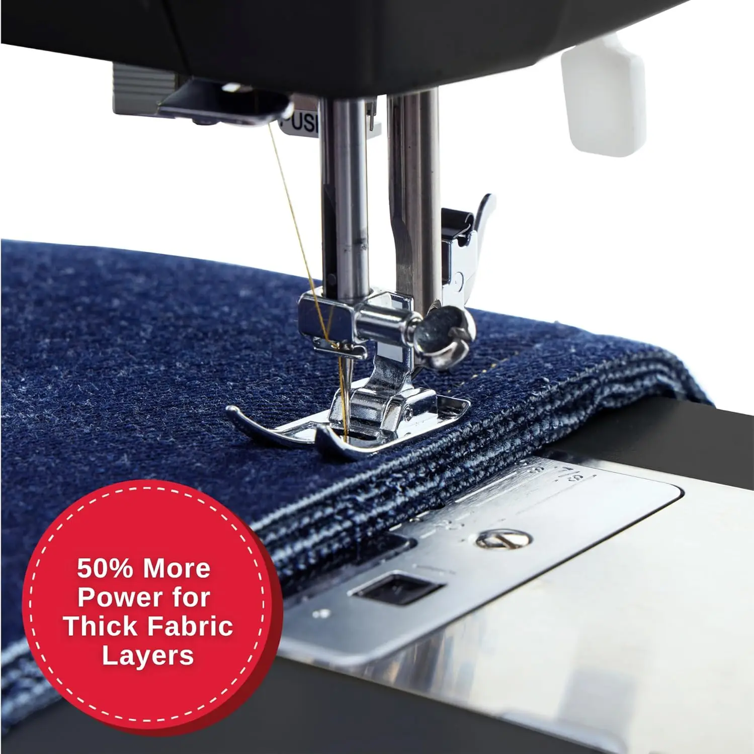 NEW Heavy Duty Holiday Bundle - 4452 Heavy Duty Sewing Machine with Extension Table & 2 Presser Feet  Strong Motor