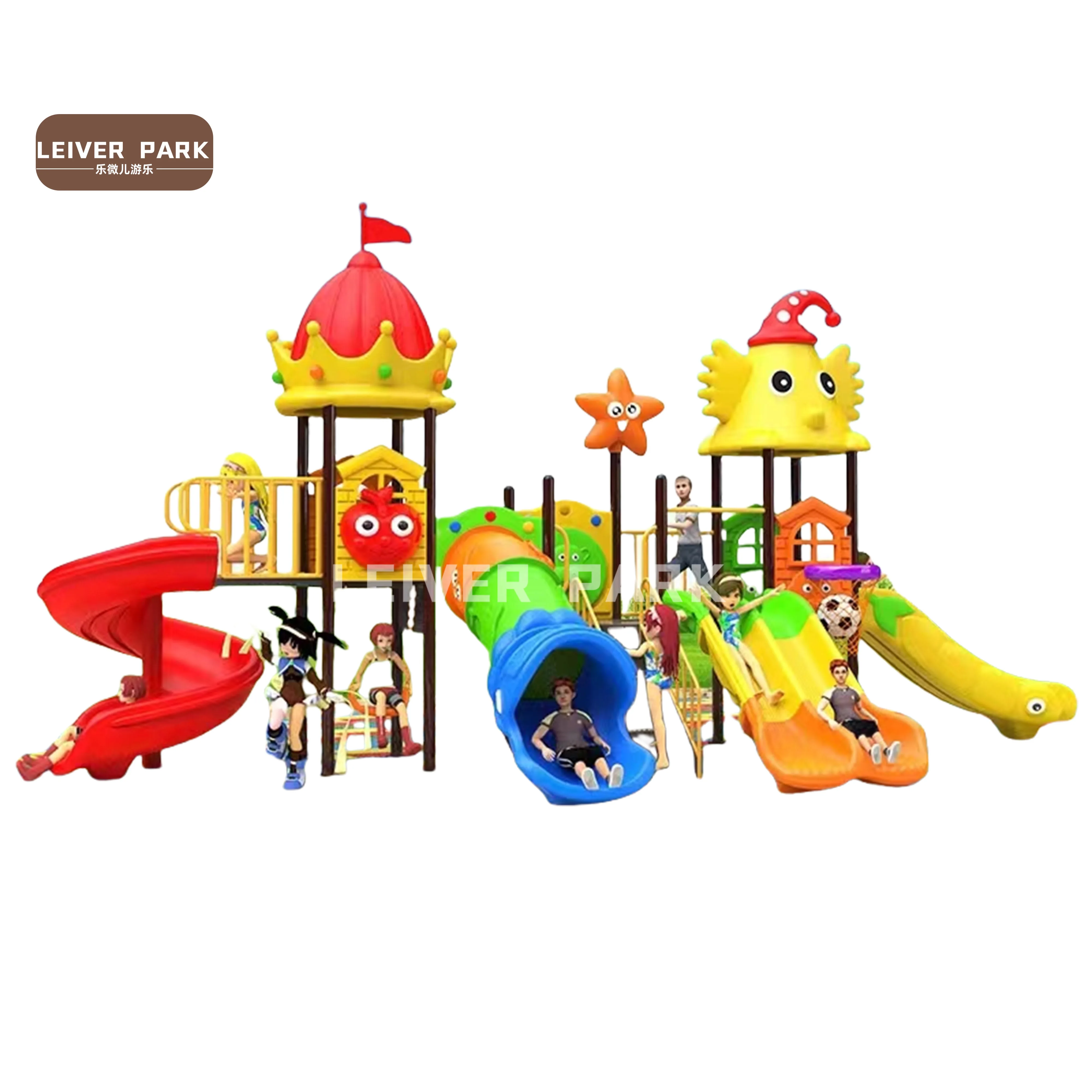 Cheap Price High Quality Plastic Slide Children Outdoor Playground Equipment Play Set Outdoor Playground For Kids