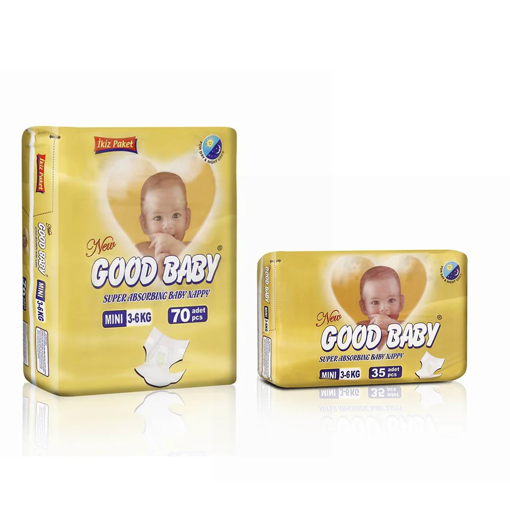 Waterproof Good Baby Dry Surface Super Absorbing Baby Diaper Mini 3 to 6 kg  20 Nappies Good Baby Diapers