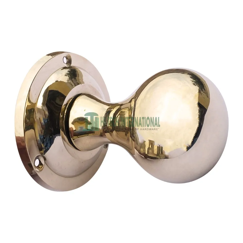 Шаровая дверная ручка полированная твердая латунная викторианская Оптовая Продажа Дешевая для архитектурной мебели