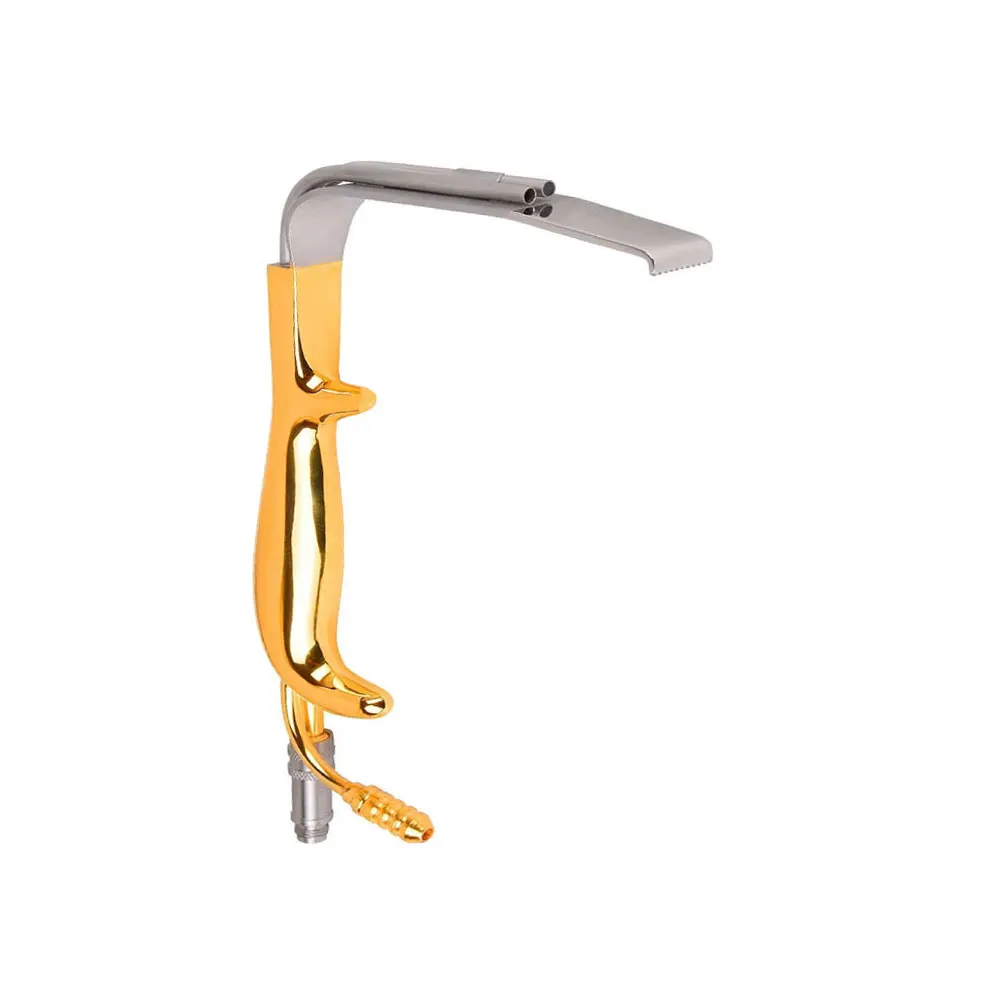 High Quality Fiber Optic Retractor With Teeth For Plastic Surgery Stainless Steel Fiber Optic Retractors