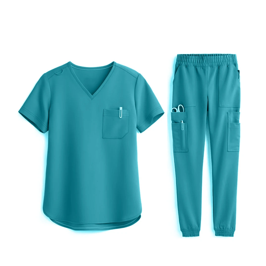 OEM Medical Clothing Hospital Uniform for Doctors Men Hospital Clothing Patient Gown Clothes Cotton Unisex Customized